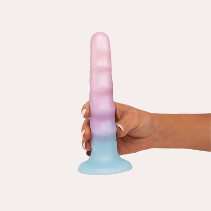 Azelea Dildo de Silicona Premium con Ventosa y Glitter