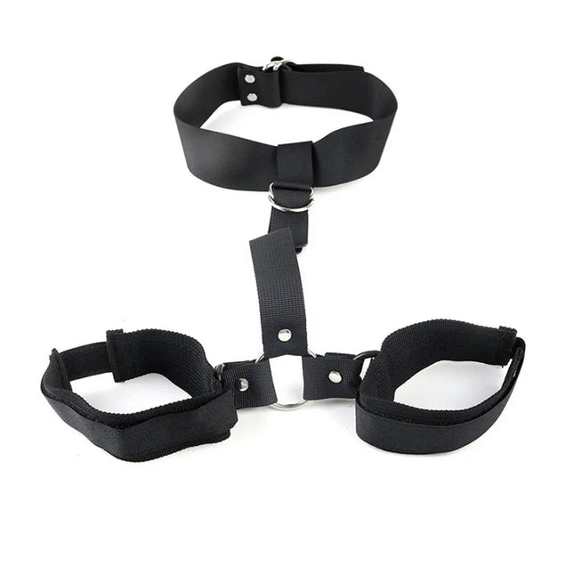 Collar Con Esposas Para Cuello y Manos Wrist Tied UP