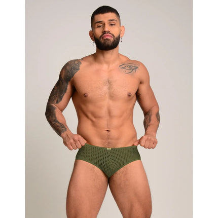 Brief Luca Ref. 40160 Ropa Interior Masculina en Malla
