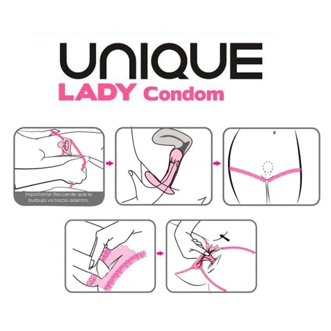 Condon Femenino Lady Uniq Sin Latex