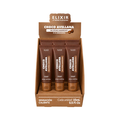 Gel Íntimo Saborizado Choco Avellana Elixir 15 ml | Lubricante