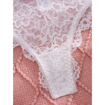 Conjunto Encaje Blanco Noir Passion 0661