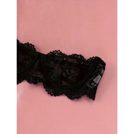 Conjunto Encaje Negro Noir Passion 0661