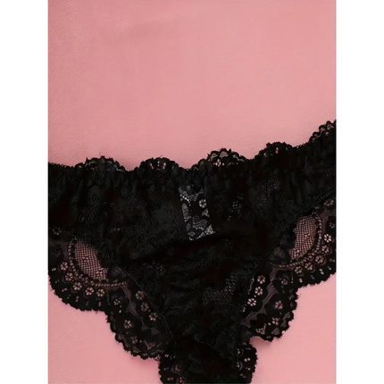 Conjunto Encaje Negro Noir Passion 0661