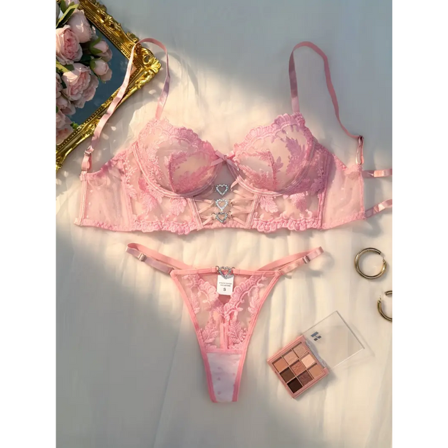 Conjunto Encanto Rosé 7253
