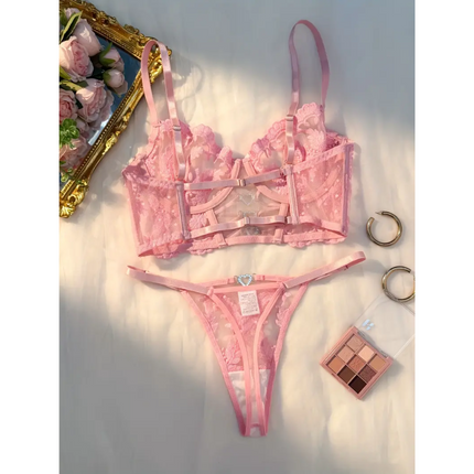 Conjunto Encanto Rosé 7253