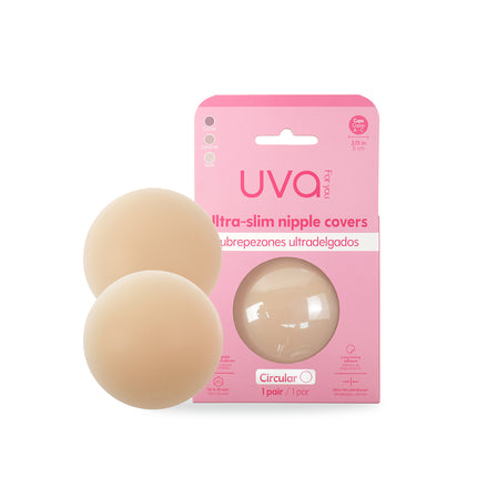 UVA Cubrepezones Circulares Caramel Discretos