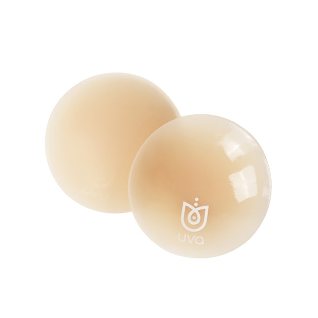 UVA Cubrepezones Circulares Nude Discretos