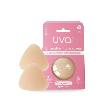 UVA Cubrepezones Triangulares Caramel Discretos