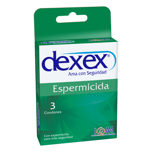 Condón  Dexex Espermicida x3 Und