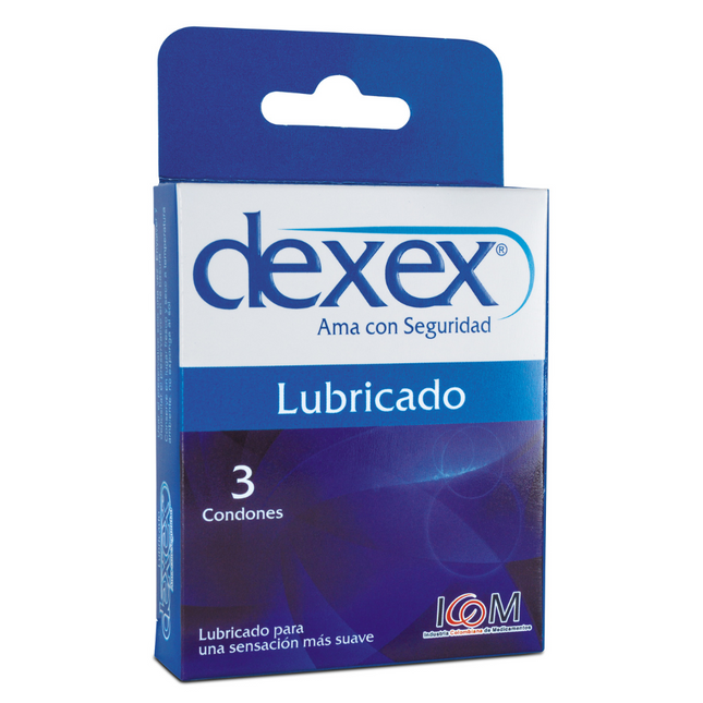 Condón  Dexex Lubricado x3 Und