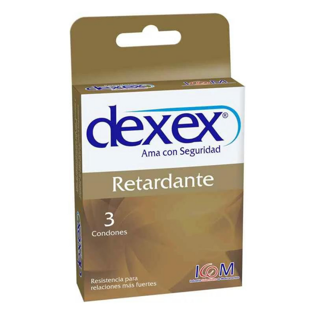 Condón Dexex Retardante x3 Und