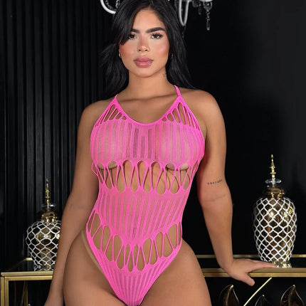 Malla Body DU-511 Fucsia | Diseño que Brilla en la Oscuridad