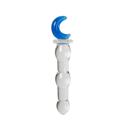 Vitro Dildo de Vidrio Moon Blue Azul