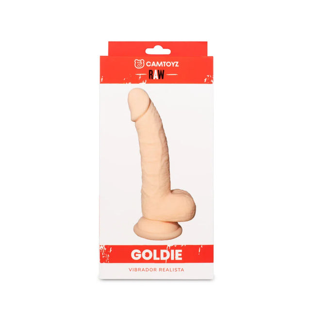 Dildo Vibrador Realista Goldie 18cm