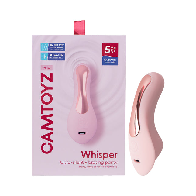 Vibrador Whisper con App Recargable USB-C Camtoyz