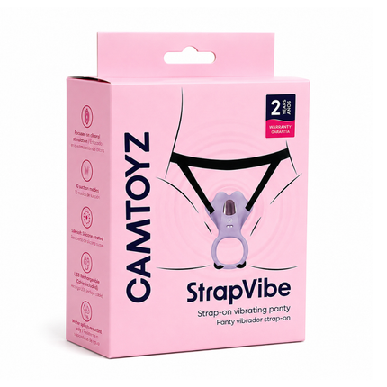 StrapVibe Panty Vibrador Manos Libres Camtoyz
