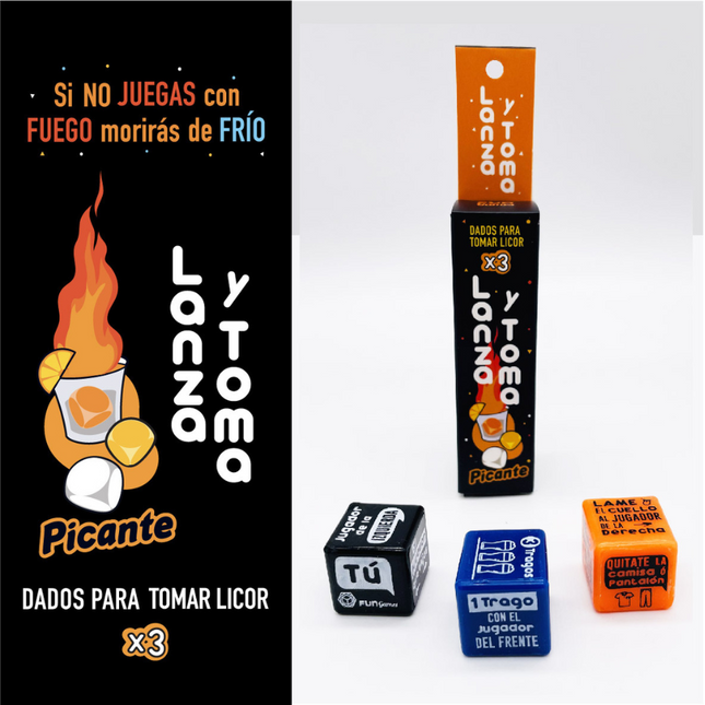 Dados Lanza Y Toma Picante
