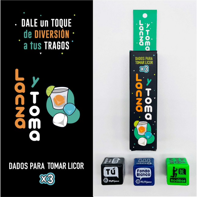 Dados Lanza Y Toma Licor