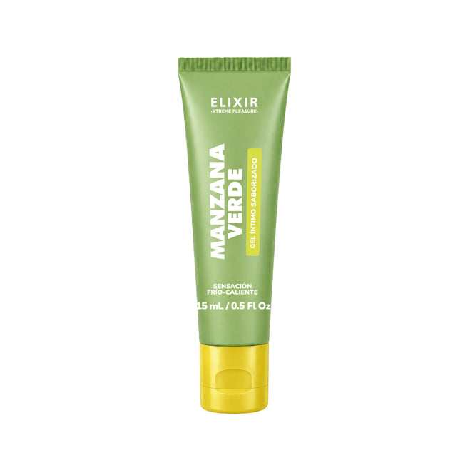 Gel Íntimo Saborizado Manzana Verde Elixir 15 ml | Lubricante