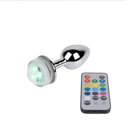 Plug En Acero Con Luz Led Talla S Yako