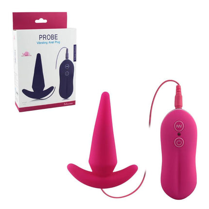 Plug Anal Vibrador Alámbrico Bakary