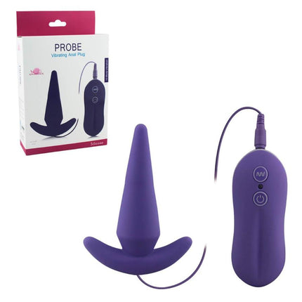 Plug Anal Vibrador Alámbrico Bakary