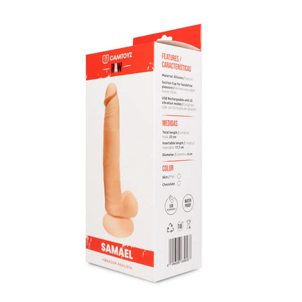 Dildo Vibrador Realista Samael 21,5 cm