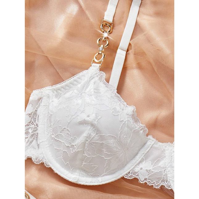 Set Lencería Blanco Icon Desire 3630