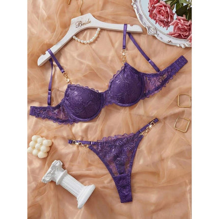 Set Lencería Lila Icon Desire 3630