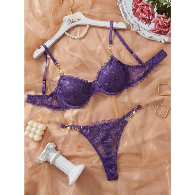 Set Lencería Lila Icon Desire 3630