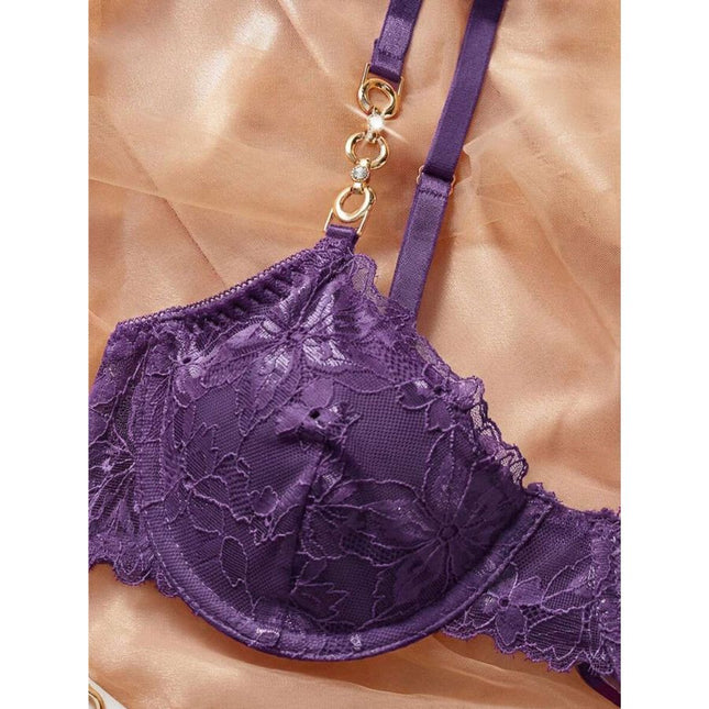 Set Lencería Lila Icon Desire 3630