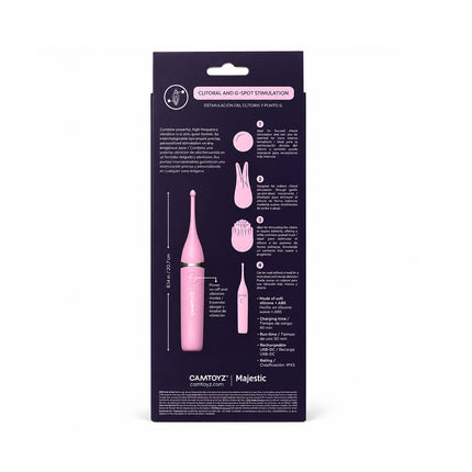Triple Tip Vibrador con Cabezales Intercambiables y Recarga USB-C