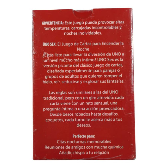 Juego De Cartas Uno Sex