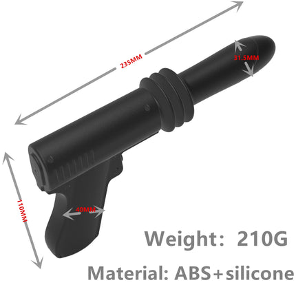 Vibrador Pistola de Empuje Gun