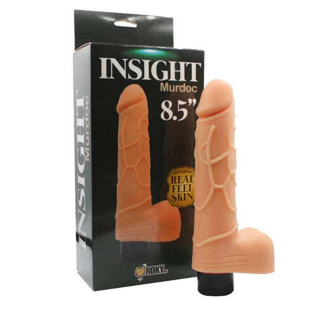 Vibrador De Silicona Murdock Insight 20 Cm Diseño Realista