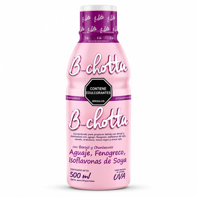 B-Chotta Jarabe 500 mL | Bienestar Femenino Sabor Uva