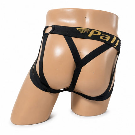Jockstrap Araña Elásticos Negros 40204 en Algodón Cómodo