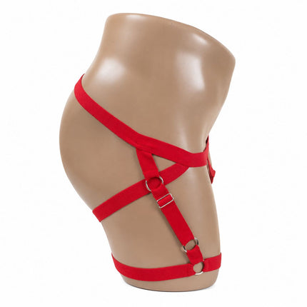 Jockstrap Adam 40184 para Hombre | Satinado con Ligueros Ajustables