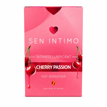 Lubricante Íntimo Caliente Cereza 30 ml Sen Íntimo Base Agua