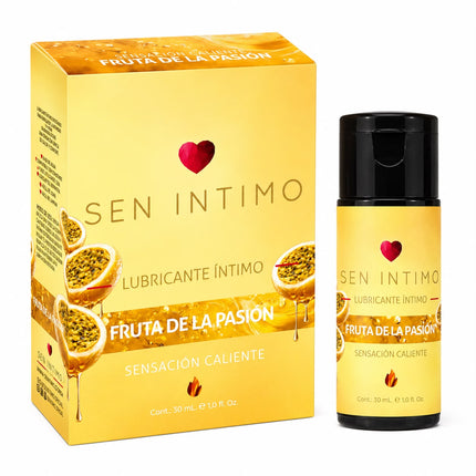 Lubricante Íntimo Caliente Maracuyá 30 ml Sen Íntimo Base Agua