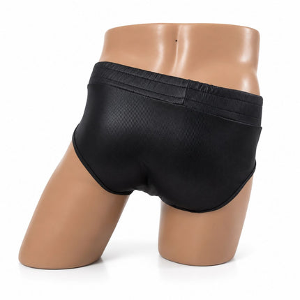 Brief Masculino Metalizado Pretina Ancha y Ajuste Cómodo 40149