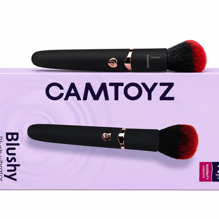 Brocha Vibradora Blushy Recargable 7 Modos Silenciosa USB