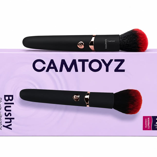 Brocha Vibradora Blushy Recargable 7 Modos Silenciosa USB