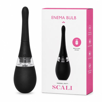Ducha Anal Automática Bulb Vibración USB Silicona 200 ml