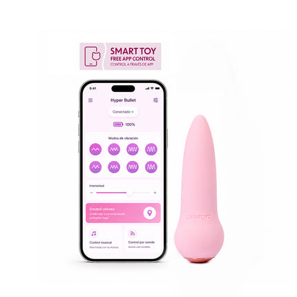 HyperBullet Pro Bala Vibradora con Control por App y Vibración de Alta Intensidad