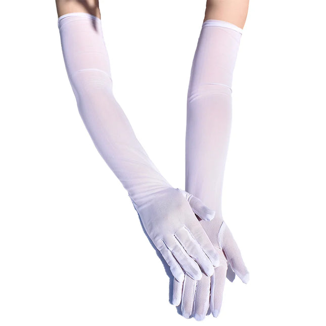 Guantes Garland Blancos para Lencería y Accesorios Femeninos