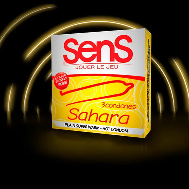 Condón Sens Sahara Sensación Super Caliente 3Und