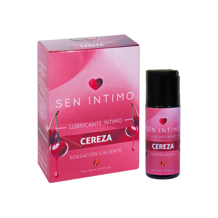 Lubricante Íntimo Caliente Cereza 30 ml Sen Íntimo Base Agua