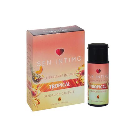 Lubricante Íntimo Caliente Tropical 30 ml Sen Íntimo Base Agua